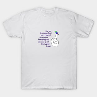 Hummingbirds and Knees T-Shirt